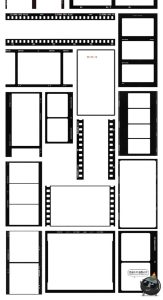 电影胶片胶卷边框装饰复古做旧老照片特效PSD模板样机PNG免抠素材-设计猿