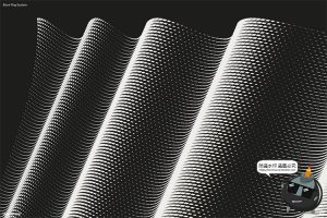 抽象艺术扭曲科技波浪网格肌理科幻海报背景底纹AI矢量JPG素材图-设计猿