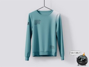 潮流机能潮牌T恤连帽运动卫衣服装外套展示效果图PSD模板样机素材-设计猿