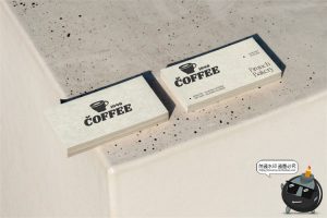 咖啡店品牌门头场景咖啡杯LOGO展示vi提案贴图样机PSD模板PS素材-设计猿