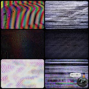 电视显示器RGB彩色信号干扰故障雪花屏混乱像素化背景JPG图片素材-设计猿