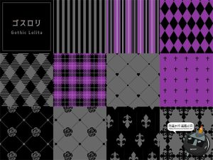 暗黑系黑白万圣节秋天秋日格纹背景AI矢量JPG纹理底纹美工素材图-设计猿