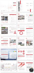 24页科技公司企业文化品牌介绍产品宣传画册手册排版AI模板素材-设计猿