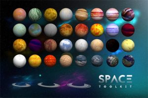 太空太阳系宇宙星球地球火星银河系金星木星水星PSD模板设计素材-设计猿