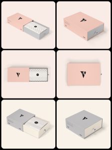 精致礼品盒礼盒礼物包装手提袋包装模型贴图文创样机PSD模板素材-设计猿