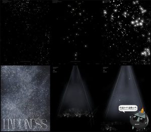 梦幻银河星光星空光影光斑婚纱照片特效后期合成修图模板PSD素材-设计猿