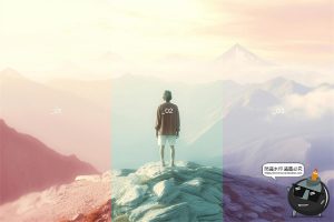 复古梦幻朦胧柔光漫射褪色怀旧迷幻图像滤镜特效样机PSD模板素材-设计猿