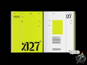 创意杂志画册品牌手册封面内页作品展示效果图样机PSD模板ps素材-设计猿