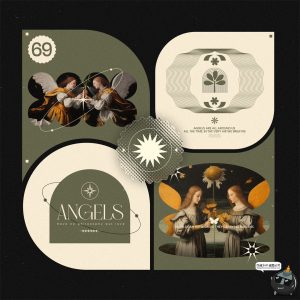 古典排版经典精美中世纪复古标签卡片海报社交媒体PSD模板ps素材-设计猿