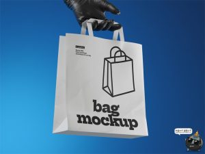 外卖食品包装袋打包盒纸杯纸拎袋快餐品牌包装展示效果图PSD样机-设计猿