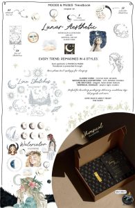 1000款优雅时尚潮流水彩手绘线描涂鸦插图PNG免抠插画AI矢量素材-设计猿