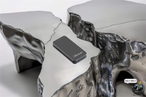 金属工业风iPhone手机iPad平板笔记本电脑屏幕演示样机PS模板素材-设计猿