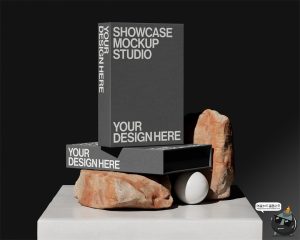 工业风纸盒拎袋名片信封文具品牌VI应用提案展示效果图模板PS样机-设计猿