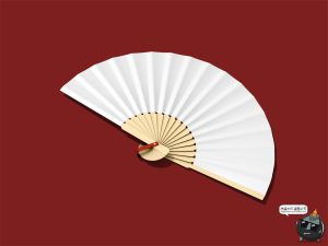 中式纸扇扇子折扇文创毕业VI展示效果图智能贴图样机PSD模板素材-设计猿