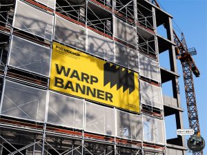 国外城市街头工地围挡户外场景宣传海报广告效果展示PSD模板样机-设计猿