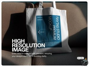 时尚品牌T恤卫衣拎袋帆布包海报广告牌作品展示效果图PSD模板样机-设计猿