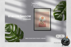 窗户阴影关照遮挡缝隙文艺特效效果照片JPG图片叠层后期合成素材-设计猿