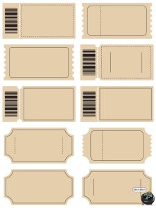复古泛黄邮票票根门票边框底纹背景图片PNG免抠图AI矢量美工素材-设计猿