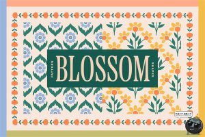 复古优雅时尚野花雏菊郁金香无缝拼接花卉JPG图案AI矢量PNG素材-设计猿